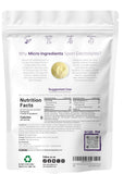 Micro Ingredients textura del polvo vista de cerca, muestra mezcla fina y disolución rápida
