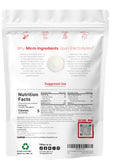 Micro Ingredients polvo textura cercana destacando mezcla fina y solubilidad