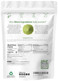 Micro Ingredients textura fina del polvo de kale liofilizado para fácil mezcla