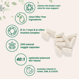 Micro Ingredients textura del polvo y evidencia de formulación pura