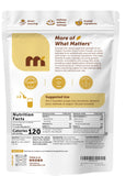 Micro Ingredients textura del polvo en primer plano, molienda fina que facilita mezcla