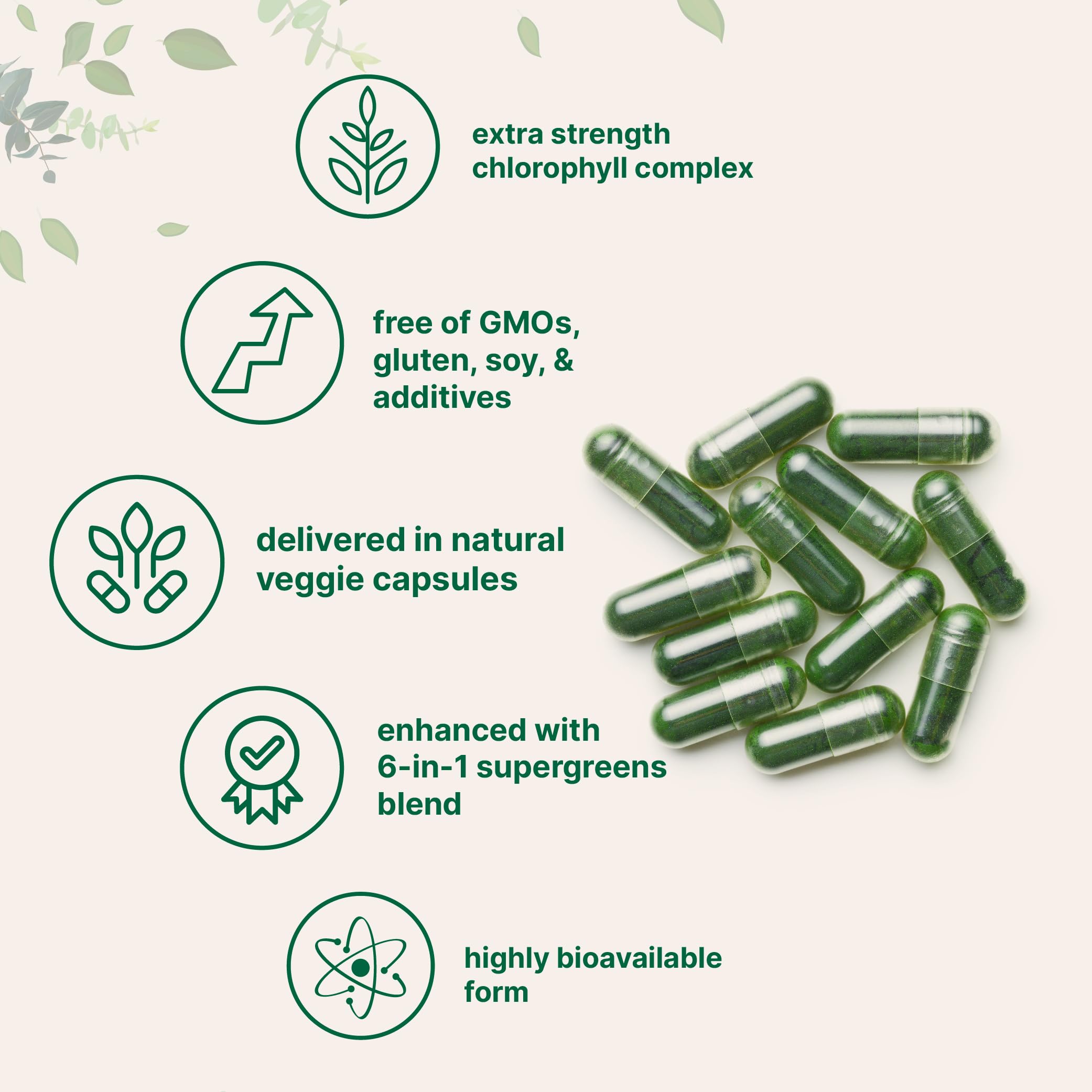 Micro Ingredients polvo verde del blend, aspecto concentrado y natural