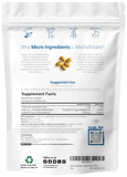 Micro Ingredients close-up de textura de softgel destacando absorción mejorada
