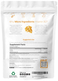 Micro Ingredients closeup de softgel mostrando textura y aceite de coco para absorción