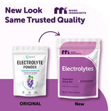 Micro Ingredients polvo de electrolitos cerca, textura fina y solubilidad
