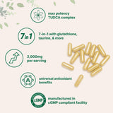 Micro Ingredients etiqueta con lista de ingredientes y garantía de pruebas de terceros