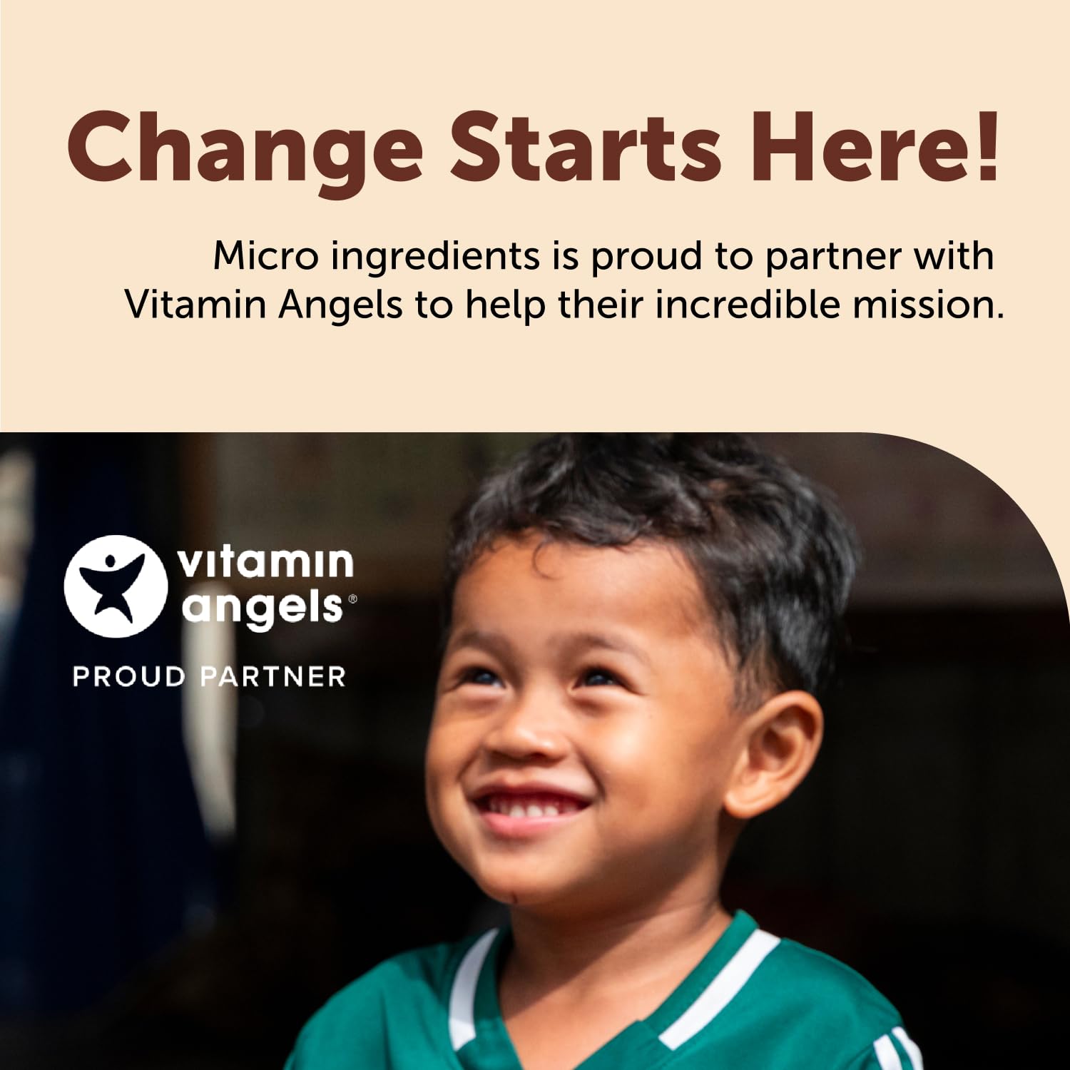 Micro Ingredients reverso del empaque con tabla nutricional y advertencias
