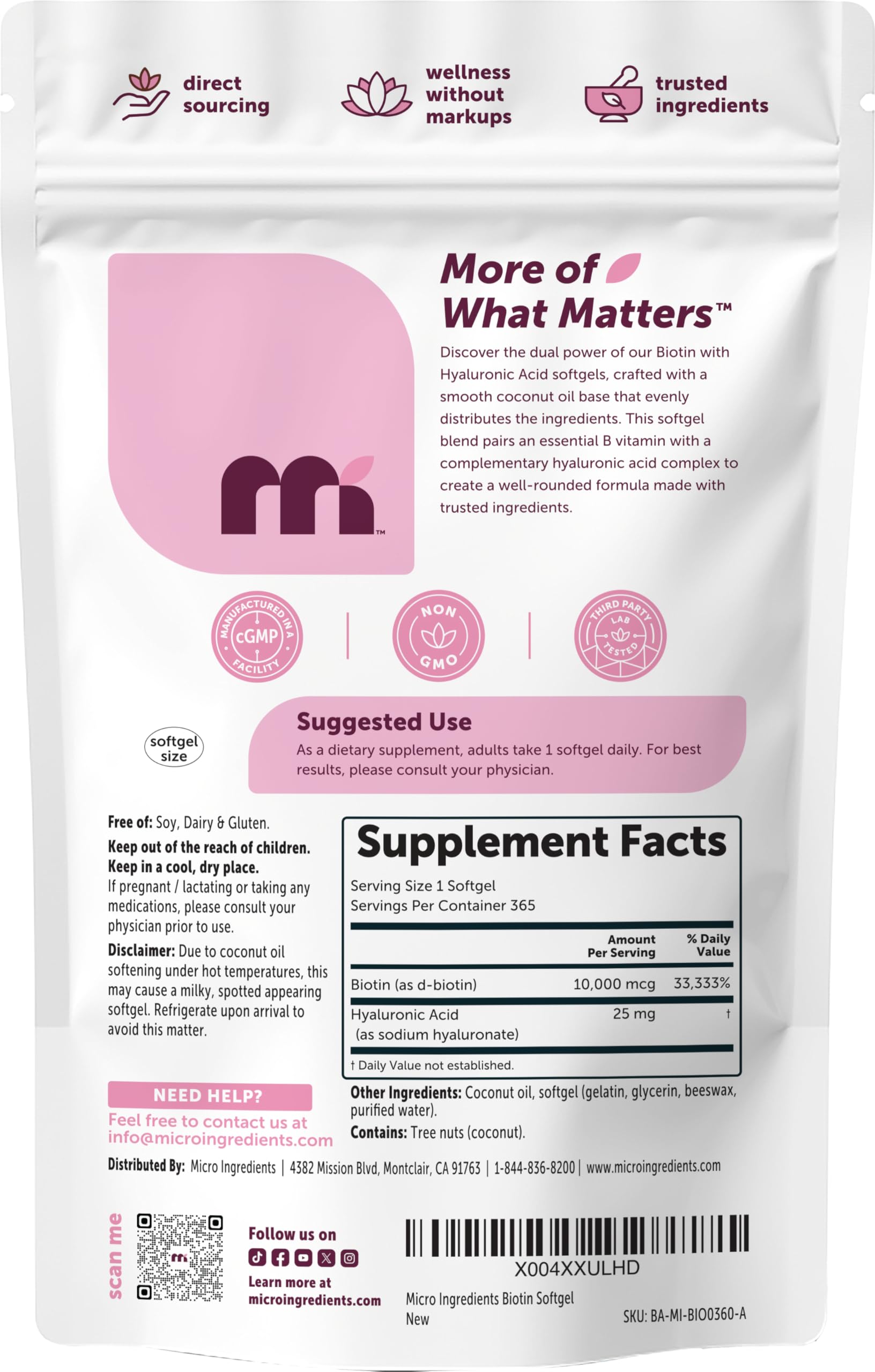 Micro Ingredients cápsulas integradas en rutina de belleza diaria en tocador