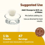 Micro Ingredients vaso lleno de bebida piña colada hidratante y sin azúcar