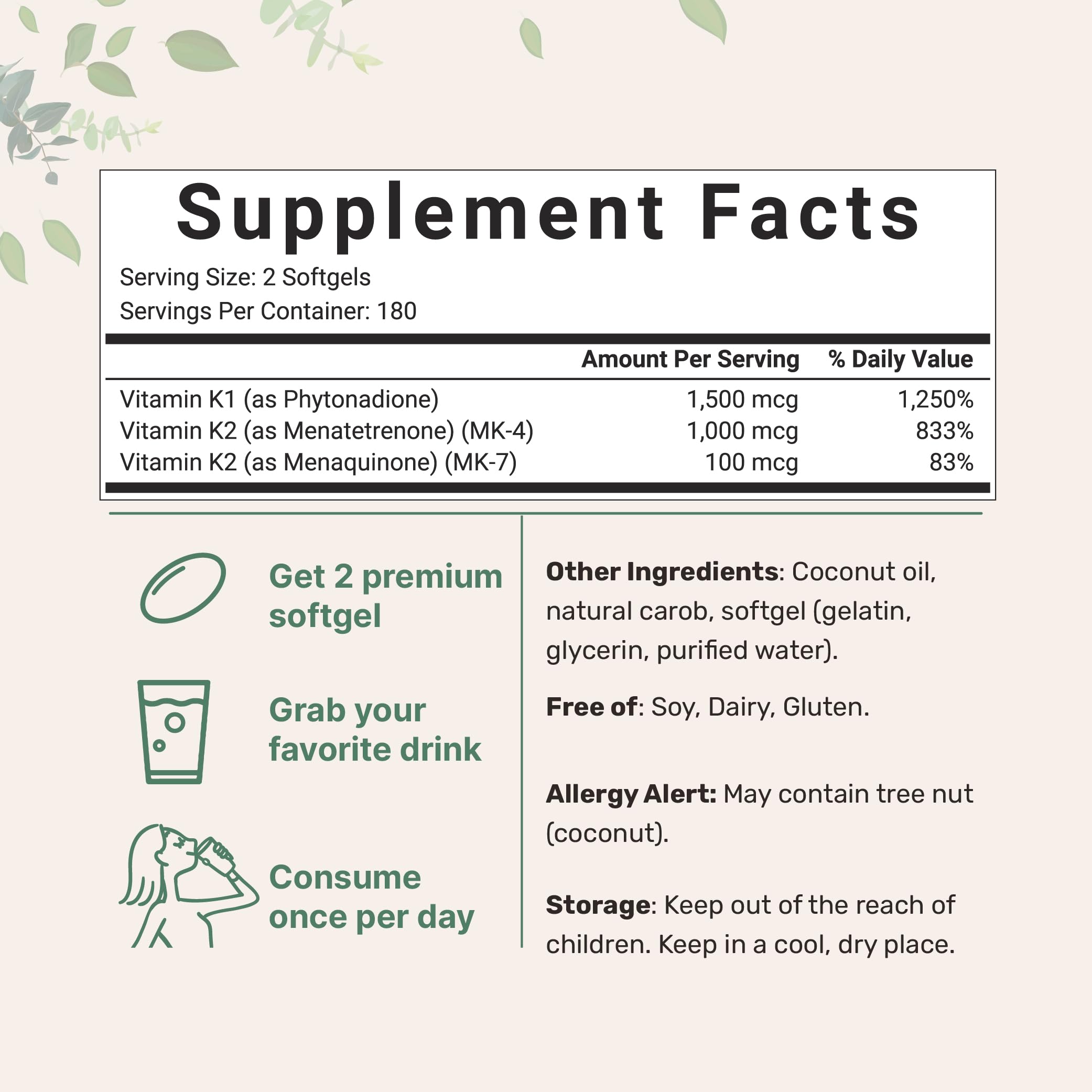 Micro Ingredients primer plano de cápsula blanda con aceite de coco que mejora absorción