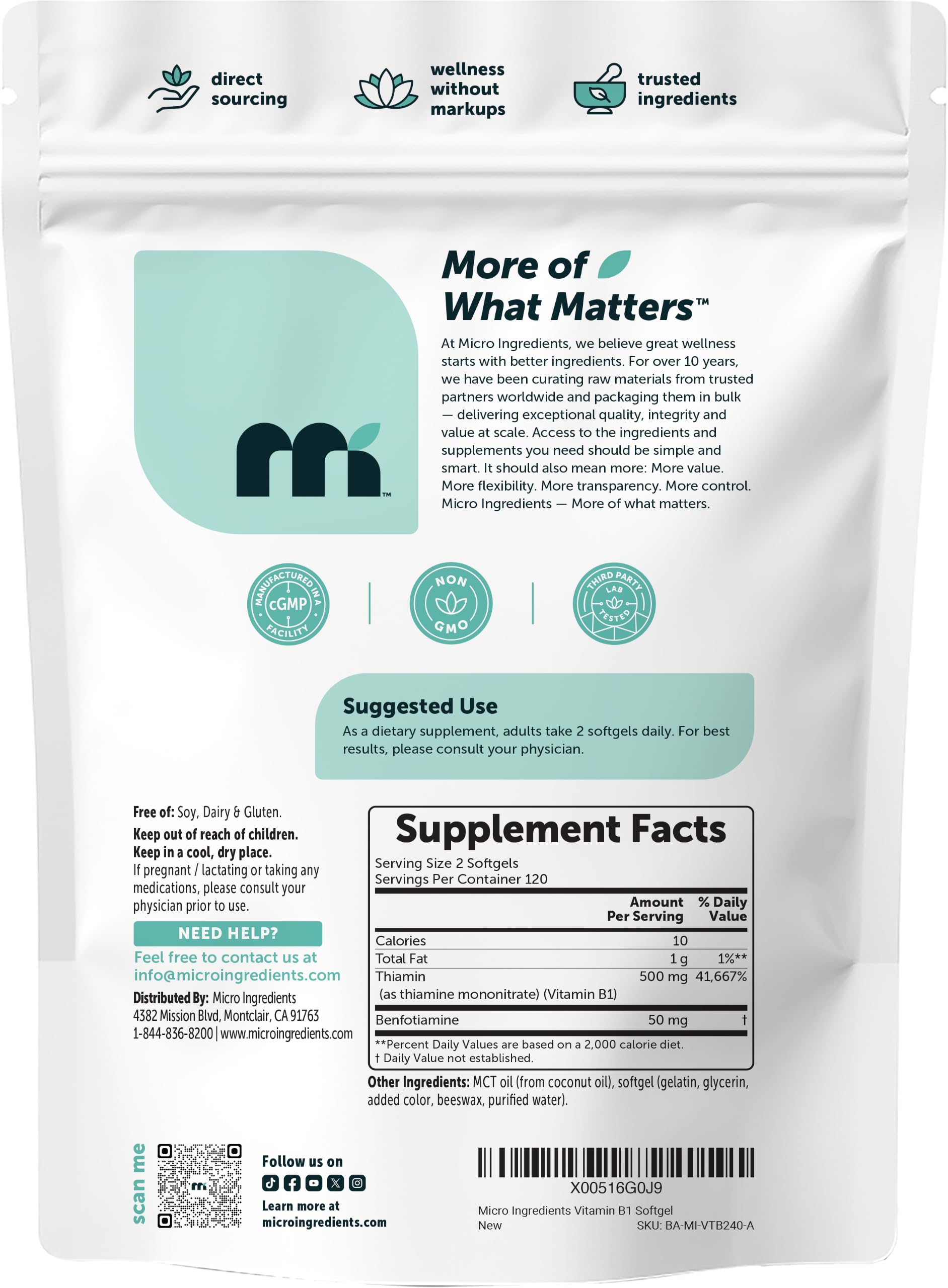 Micro Ingredients producto en cocina saludable sugiriendo integración diaria