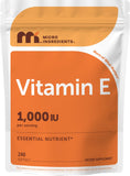 Micro Ingredients envase frontal mostrando 240 softgels y beneficio de suministro prolongado