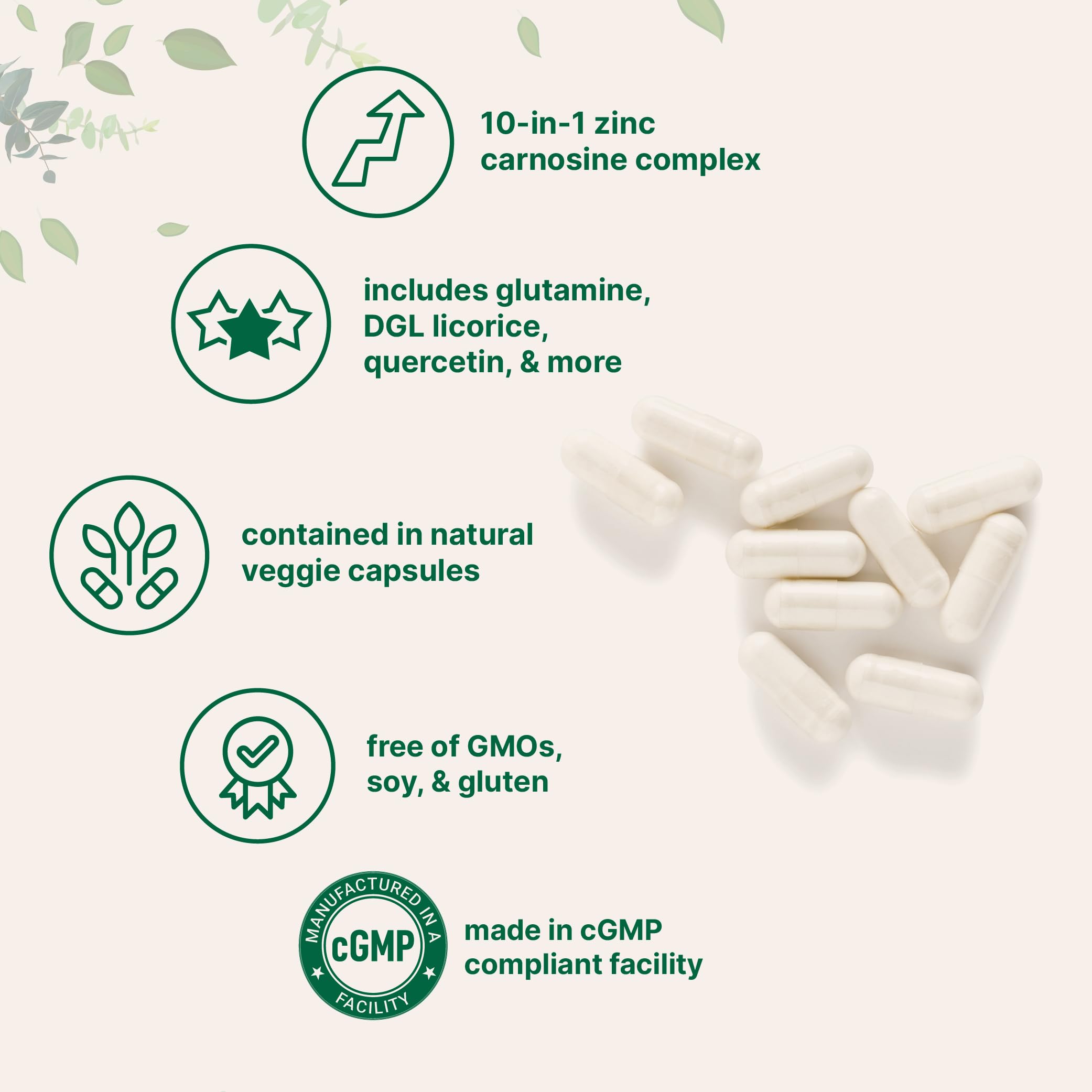 Micro Ingredients vista del polvo interior que ilustra la mezcla de ingredientes activos
