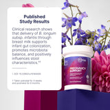 Microbiome Labs en uso por mujer embarazada para apoyo continuo