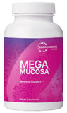 Microbiome Labs frasco frontal mostrando etiqueta clara y beneficios