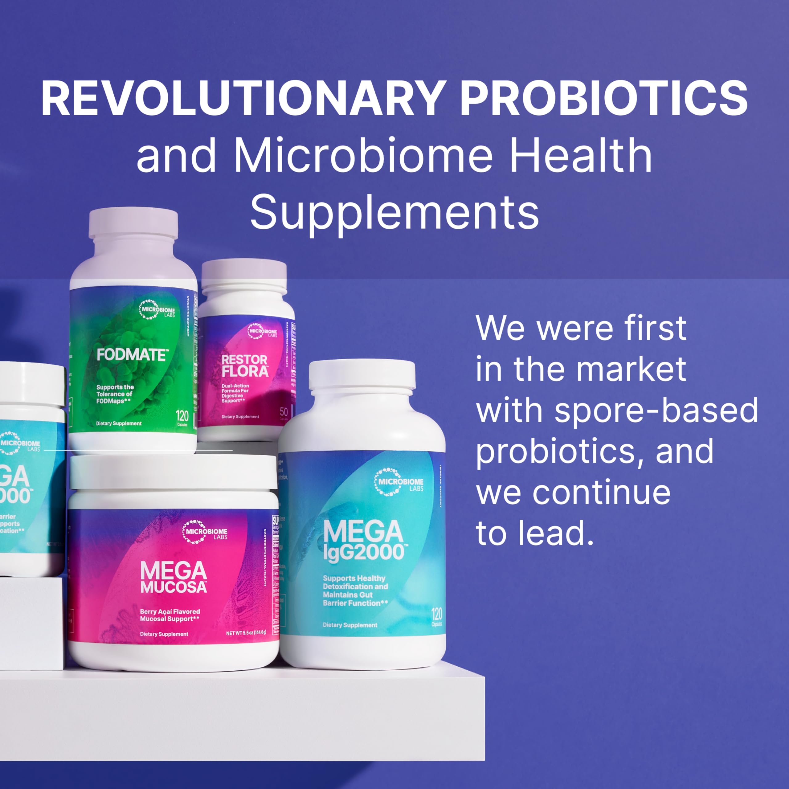 Microbiome Labs frasco en cocina sugiriendo uso diario seguro