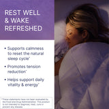 Microbiome Labs Zenbiome Sleep ingredientes L‑theanine, melisa y probiótico visibles