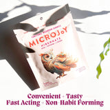 Microjoy gominolas dentro del envase resellable fácil de llevar