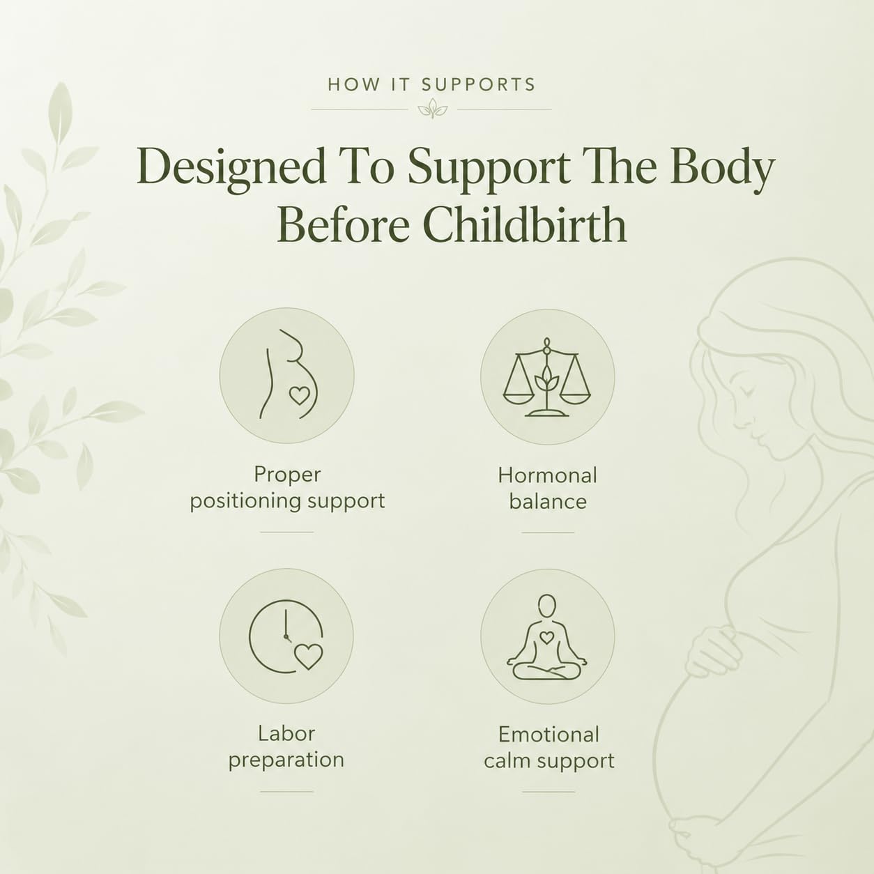 Midwife Made Naturals entre pañales y ropa en un kit de parto organizado