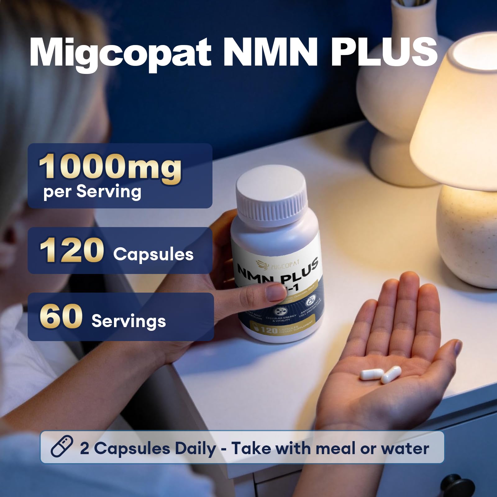 Migcopat etiqueta nutricional legible que confirma ingredientes y dosis