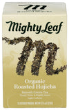 Mighty Leaf empaque frontal mostrando certificación orgánica y 15 bolsitas, conveniencia