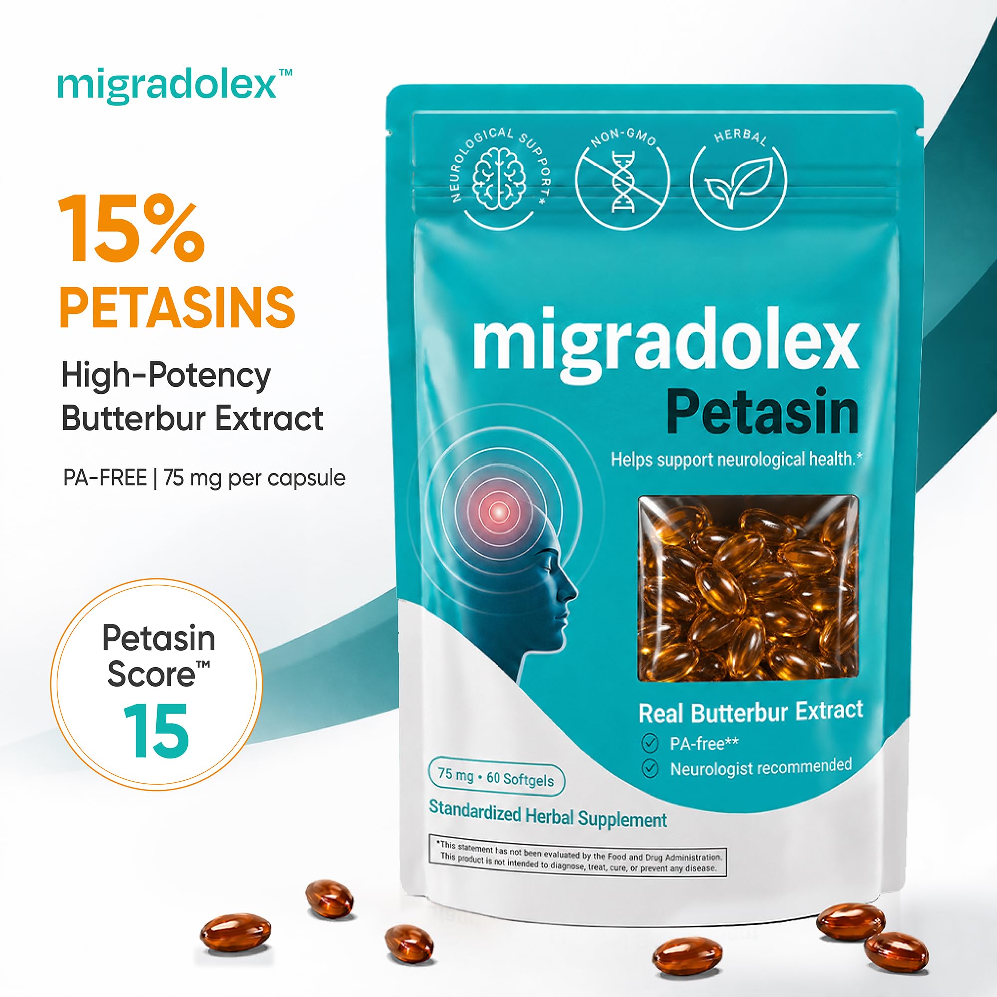 migradolex cápsulas blandas en mano demostrando facilidad de ingesta y absorción