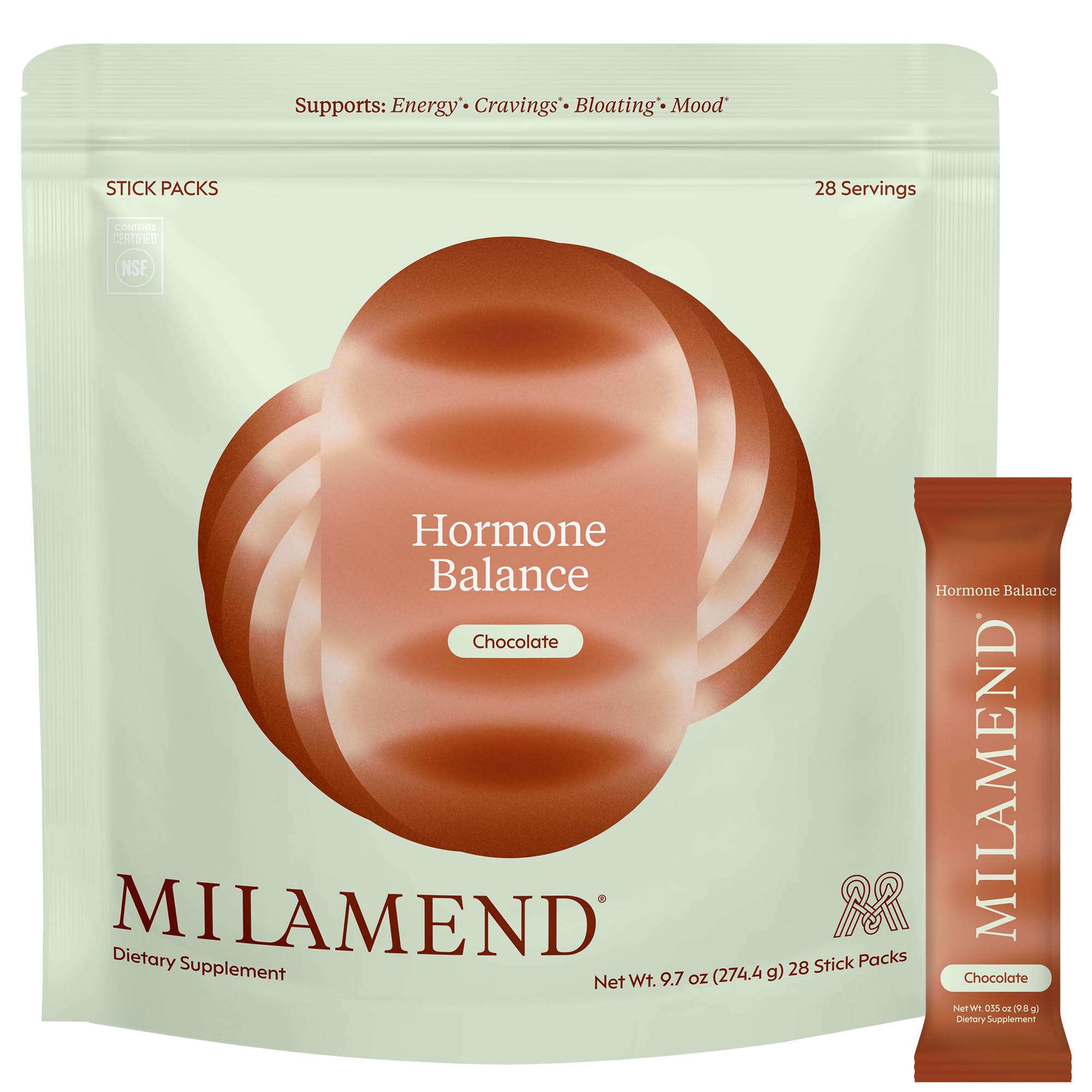 milamend frente del envase mostrando el diseño y beneficios