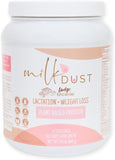MILK DUST frente del envase Fudge Brownie con ingrediente vegano