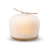 mimicat difusor frontal de vidrio y madera, aspecto elegante
