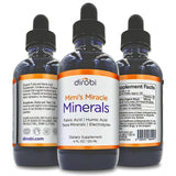 Mimi's Miracle Minerals botella frontal mostrando etiqueta clara y beneficios