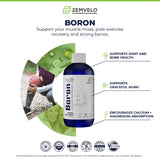 Mineralife Liquid Boron dosificación con gotero para controlar la cantidad diaria