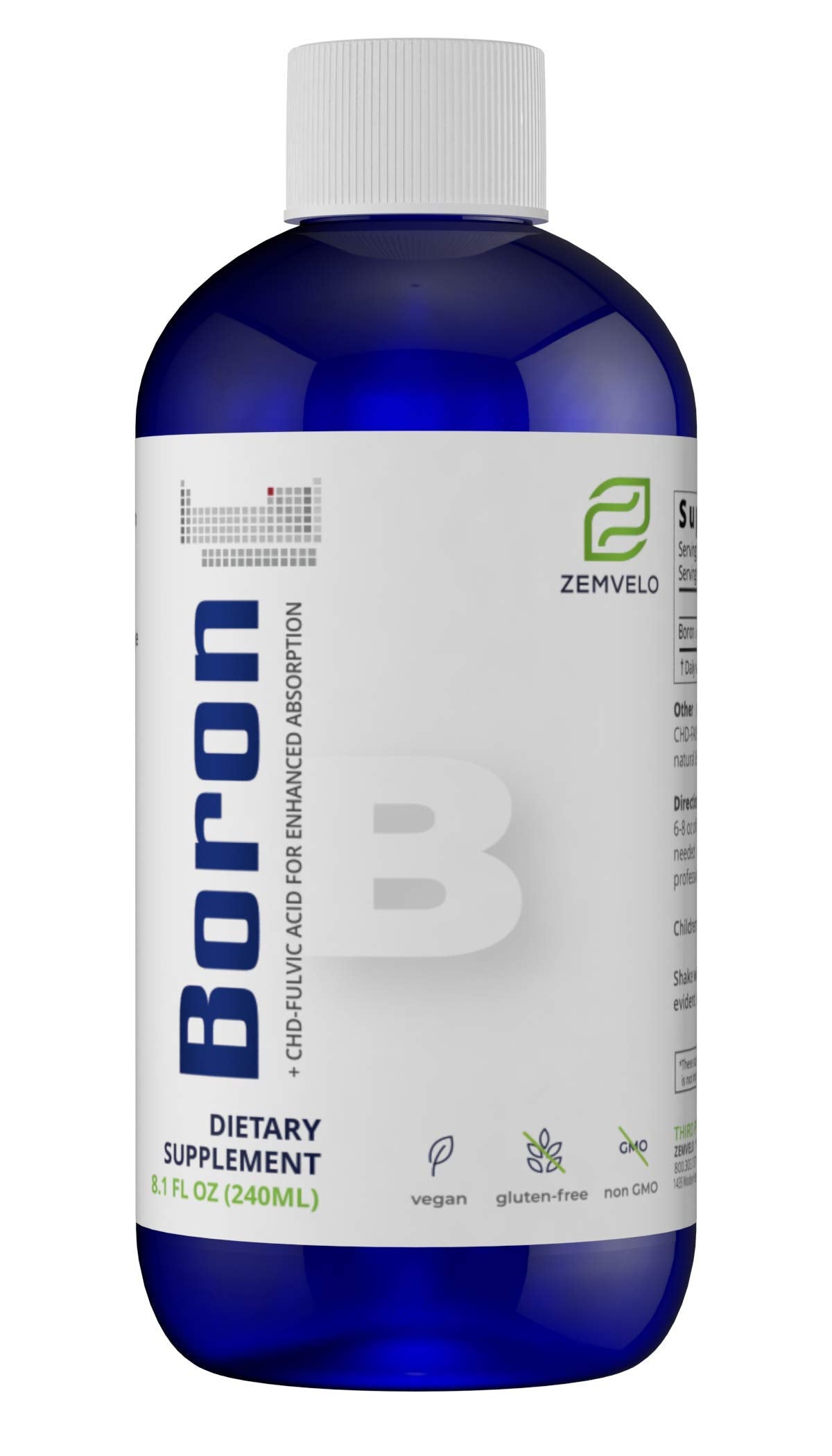 Mineralife Liquid Boron frente del envase mostrando etiqueta clara y concentración