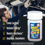 Mini Thin cápsula en mano para comparar tamaño y transporte