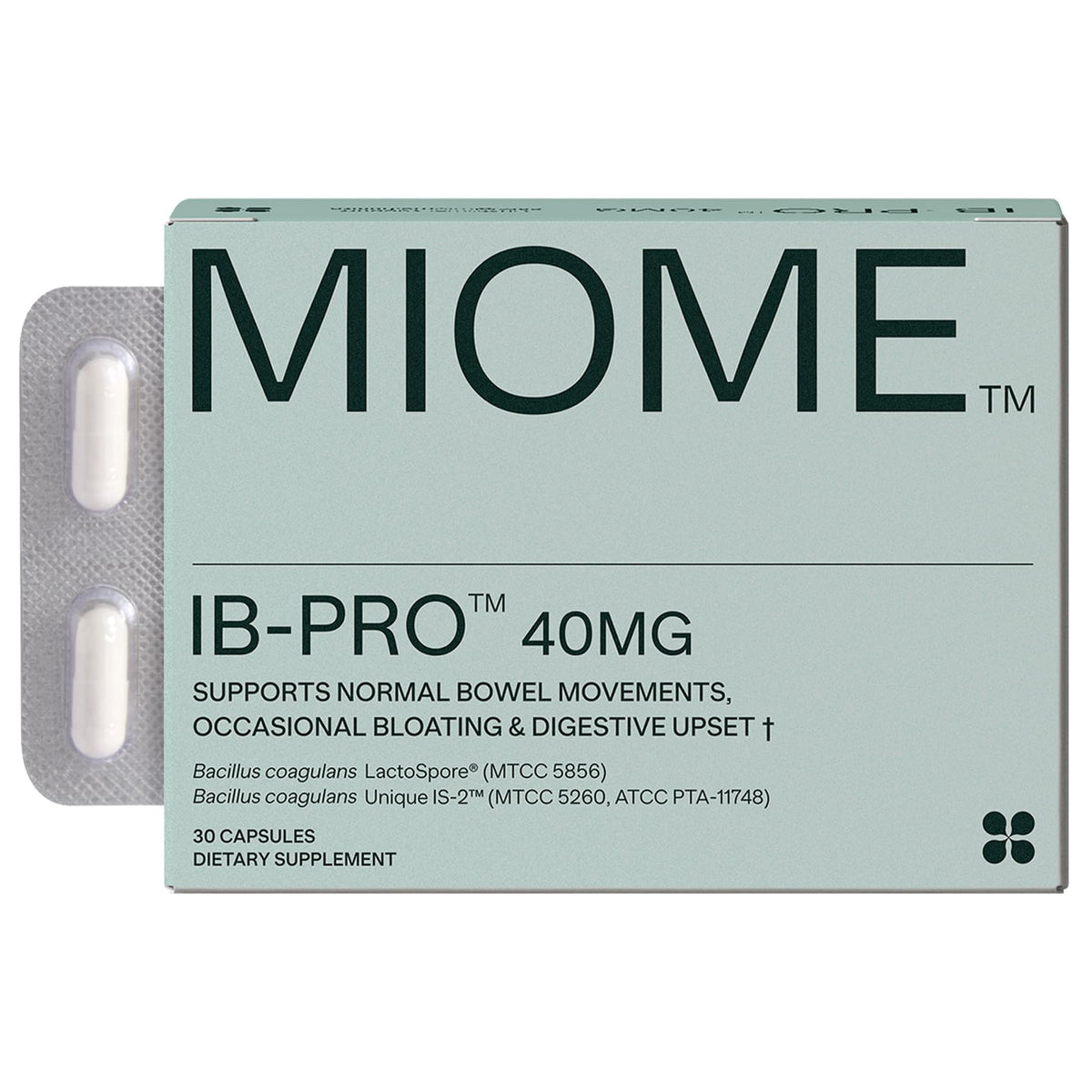 MIOME IB-PRO vista frontal del envase que transmite confianza