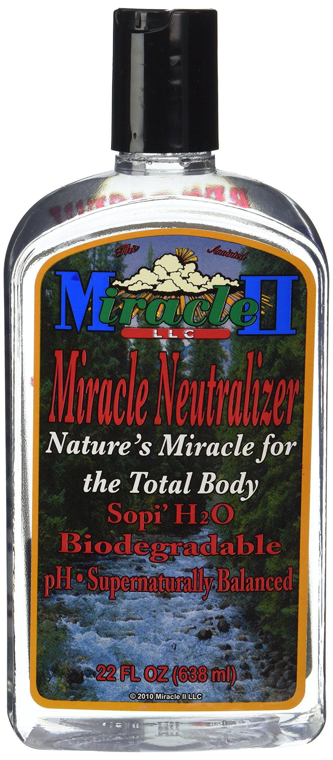 Miracle II imagen frontal del envase mostrando etiqueta y uso práctico