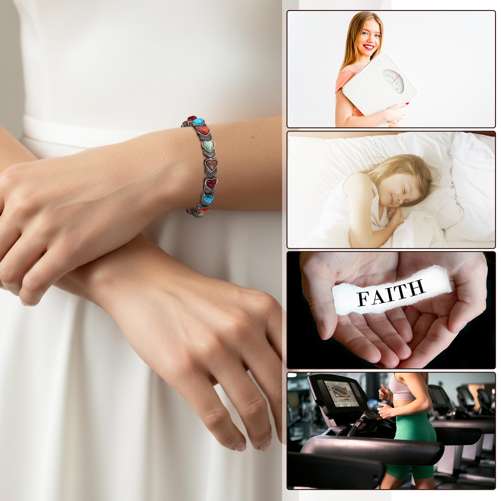 Misdary pulsera en uso diario combinada con ropa casual y buen acabado