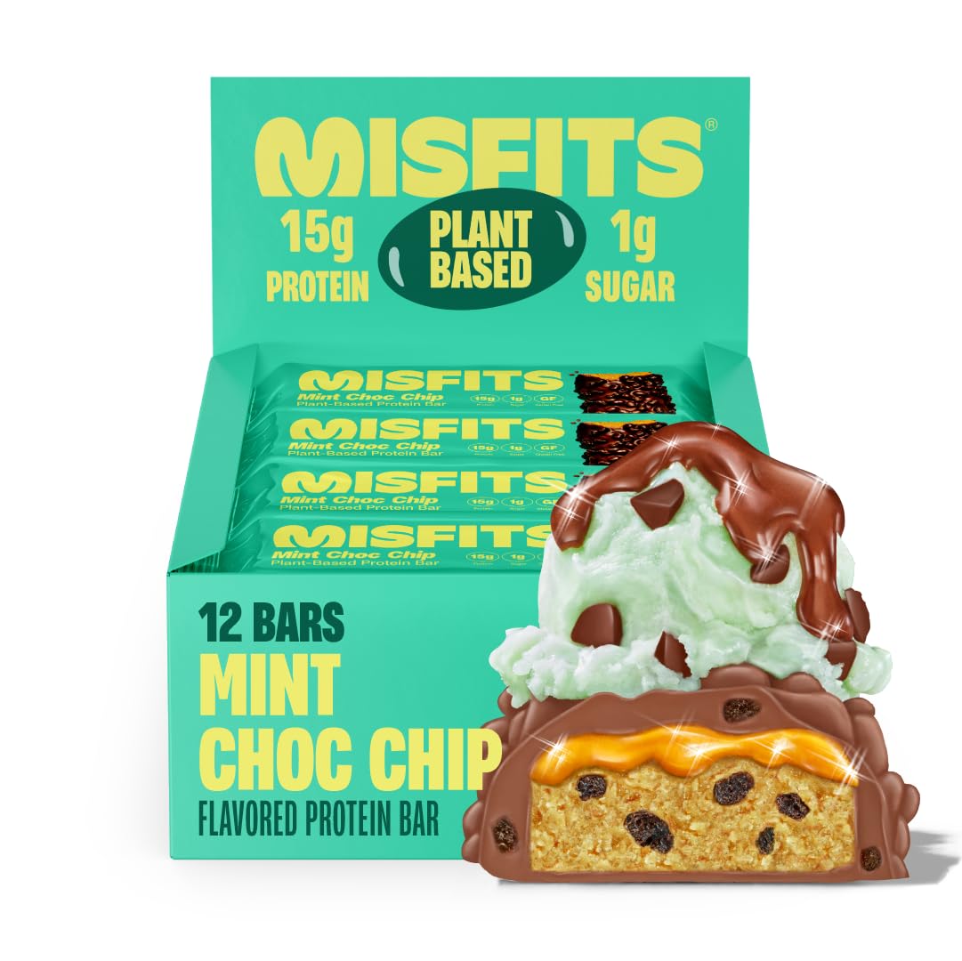 Misfits envase frontal mostrando diseño y beneficios nutricionales