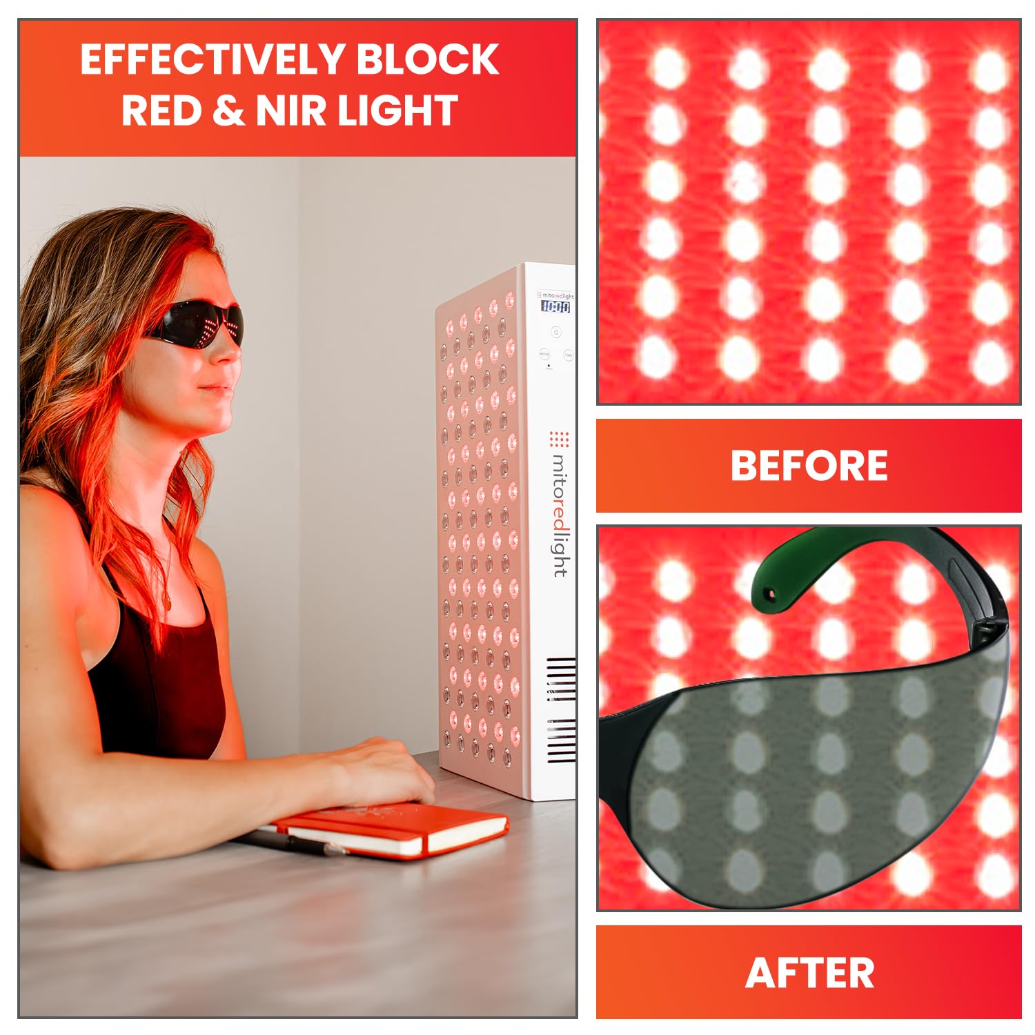 Mito Red Light acabado antirayado que preserva claridad y durabilidad