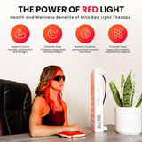 Mito Red Light panel con control digital y temporizador para sesiones precisas