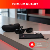 Mito Red Light gafas en ambiente lifestyle para uso cotidiano seguro