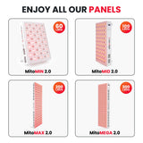 Mito Red Light comparado con mano para tamaño y portabilidad