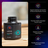 MitoQ mostrando Siliphos cardo mariano de alta biodisponibilidad