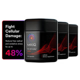 MitoQ envase frontal mostrando marca y beneficio de energía sostenida