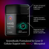 MitoQ +Liver en entorno cotidiano para apoyar bienestar diario