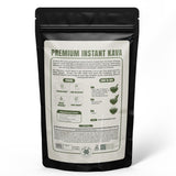 MITRAMAN BOTANICALS primer plano del polvo instantáneo mostrando textura fina y solubilidad