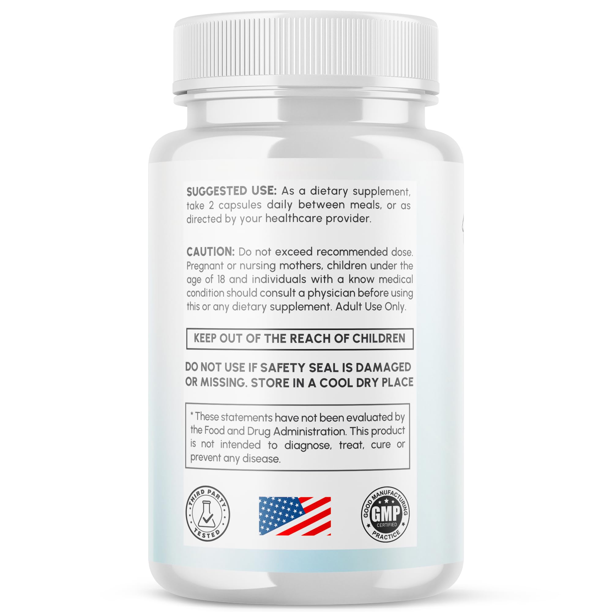 MJO etiqueta nutricional enfocada para ver información de dosis