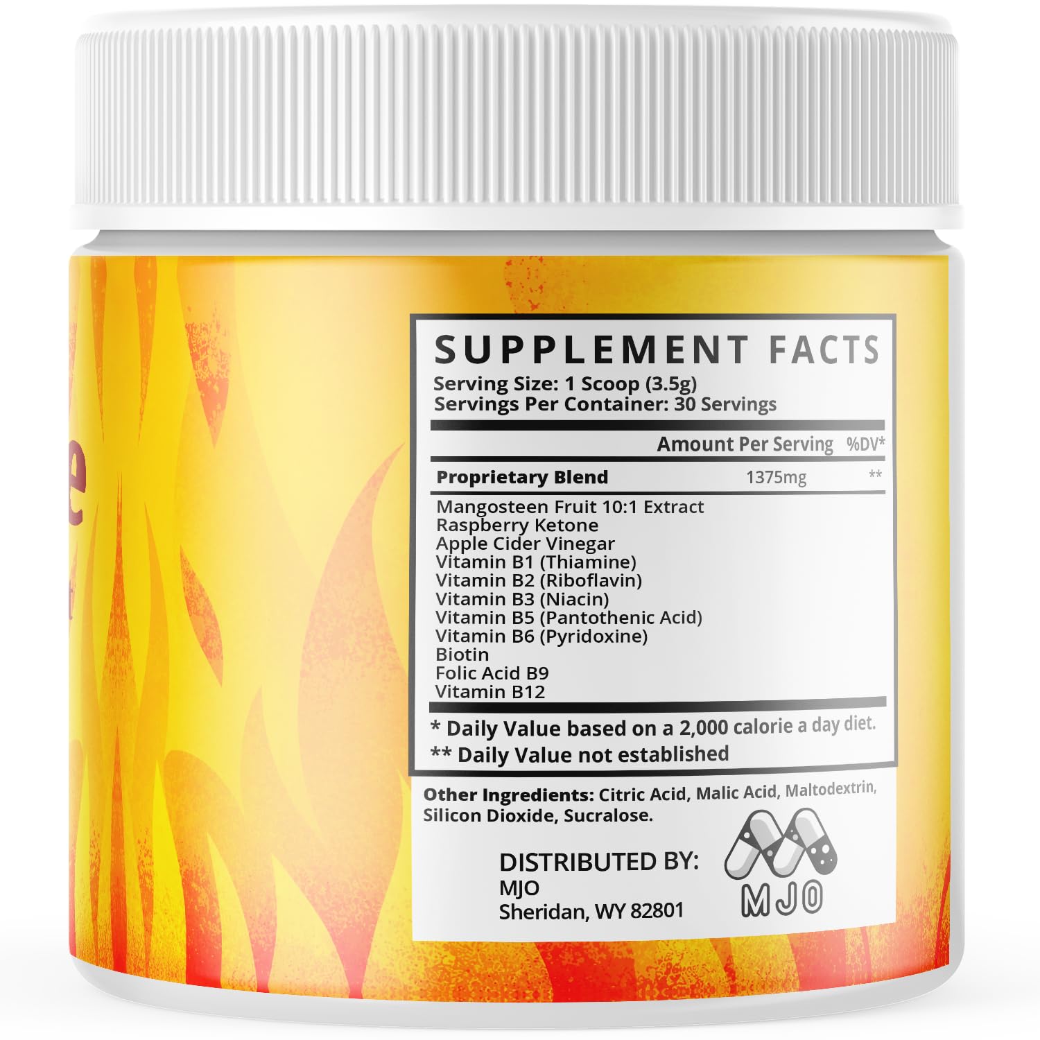 MJO Burntide Powder en contexto de ejercicio, apoya estilo de vida activo
