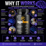 MJO CogniHoney etiqueta nutricional legible mostrando ingredientes y seguridad