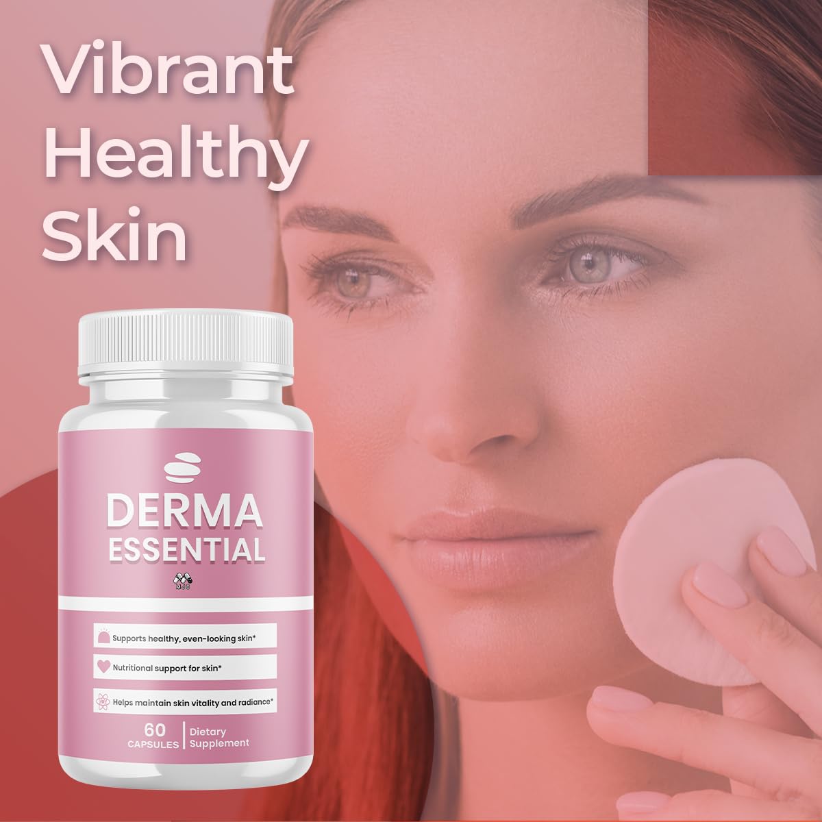 Etiqueta MJO Derma Essential con información de ingredientes y modo de uso claro