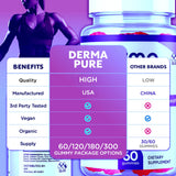 MJO Derma Pure textura de la gomita enfocada a calidad y apariencia apetecible